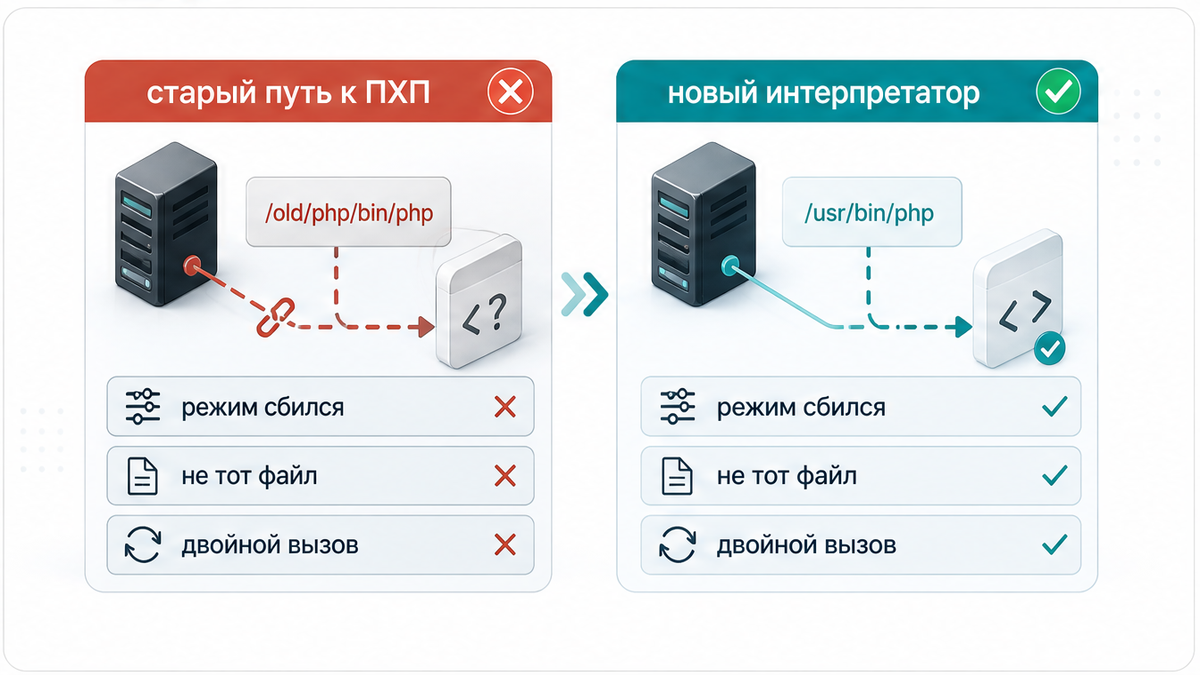 Сравнение: старый путь PHP против нового интерпретатора